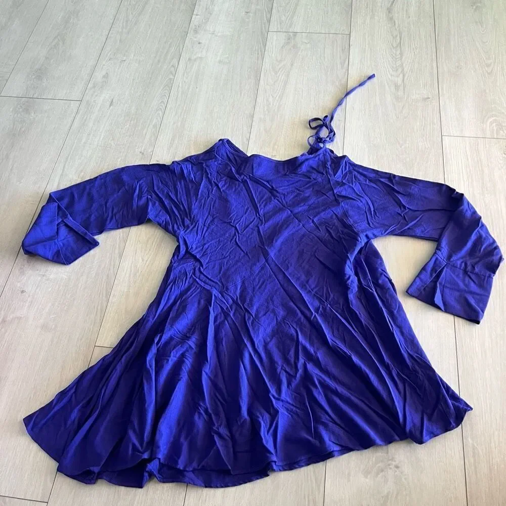 Free People Violet Long-sleeve Mini Dress size xs
